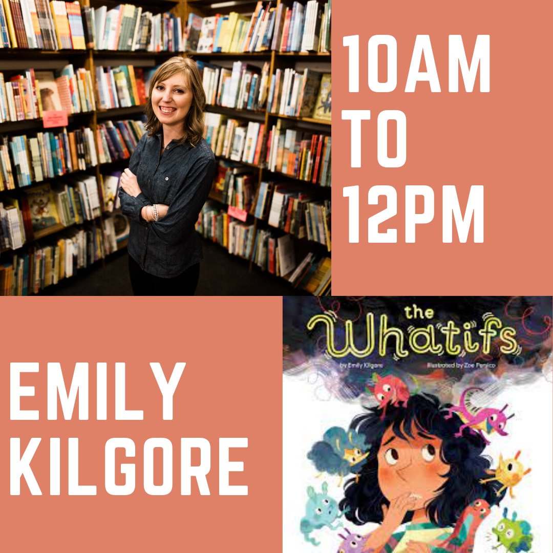 We are off to a great start here today with Emily Kilgore all set up and ready to sign copies of her kids book 'The Whatifs' from now until 12pm. Her book makes a perfect kids gift for the holidays so don't forget to stop by and see her while she is here!
#kidsauthor #localauthor