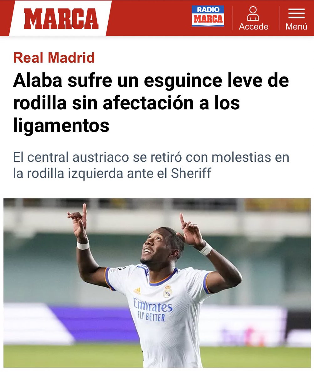 En la próxima noticia, una rotura muscular sin afectación en el músculo.