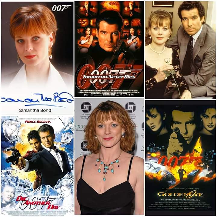 Happy Birthday to great actress Samantha Bond aka Moneypenny in Pierce Bronsan Bond films! 