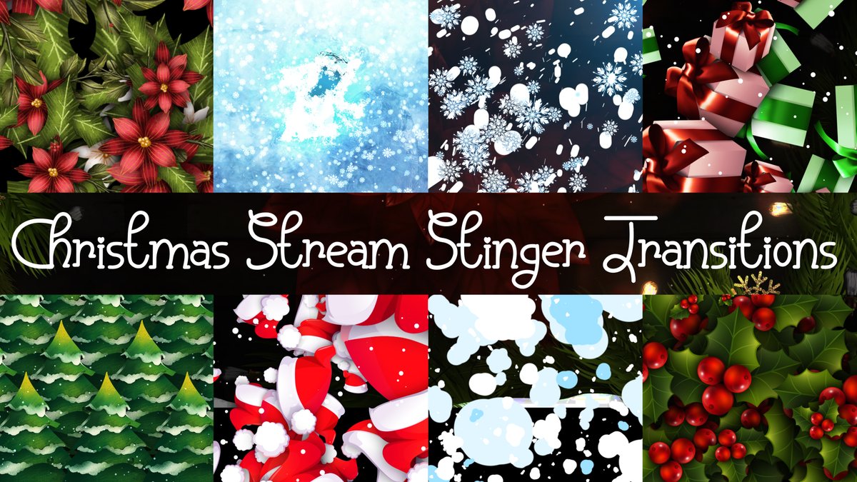 shounak10's tweet photo. 8 #Christmas #Stream #Stinger Transitions. https://t.co/nfk8tme1zK #Twitch #FacebookGaming #OBS #streaming. #SupportSmallStreamers #smallstreamer #gaming #twitchstreamer #twitchtv #twitchaffiliate #GamersUnite #game #streaming #twitchstream #twitchgirls #twitchkittens #holidays https://t.co/qfi0cr6SKq