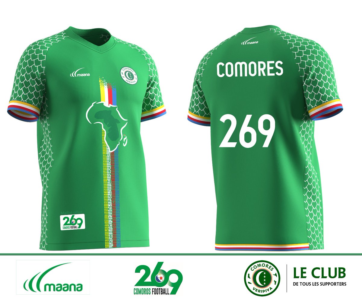 ComorosFootball's tweet photo. 🎁 CONCOURS #Comores 🎁
@ComorosFootball vous offre un maillot Maana Sport + flocage au choix.
Pour participer :
RT ce Tweet + nous follow.
2 personnes seront tirés au sort le mardi 30 novembre. https://t.co/MdgiBqvYEu