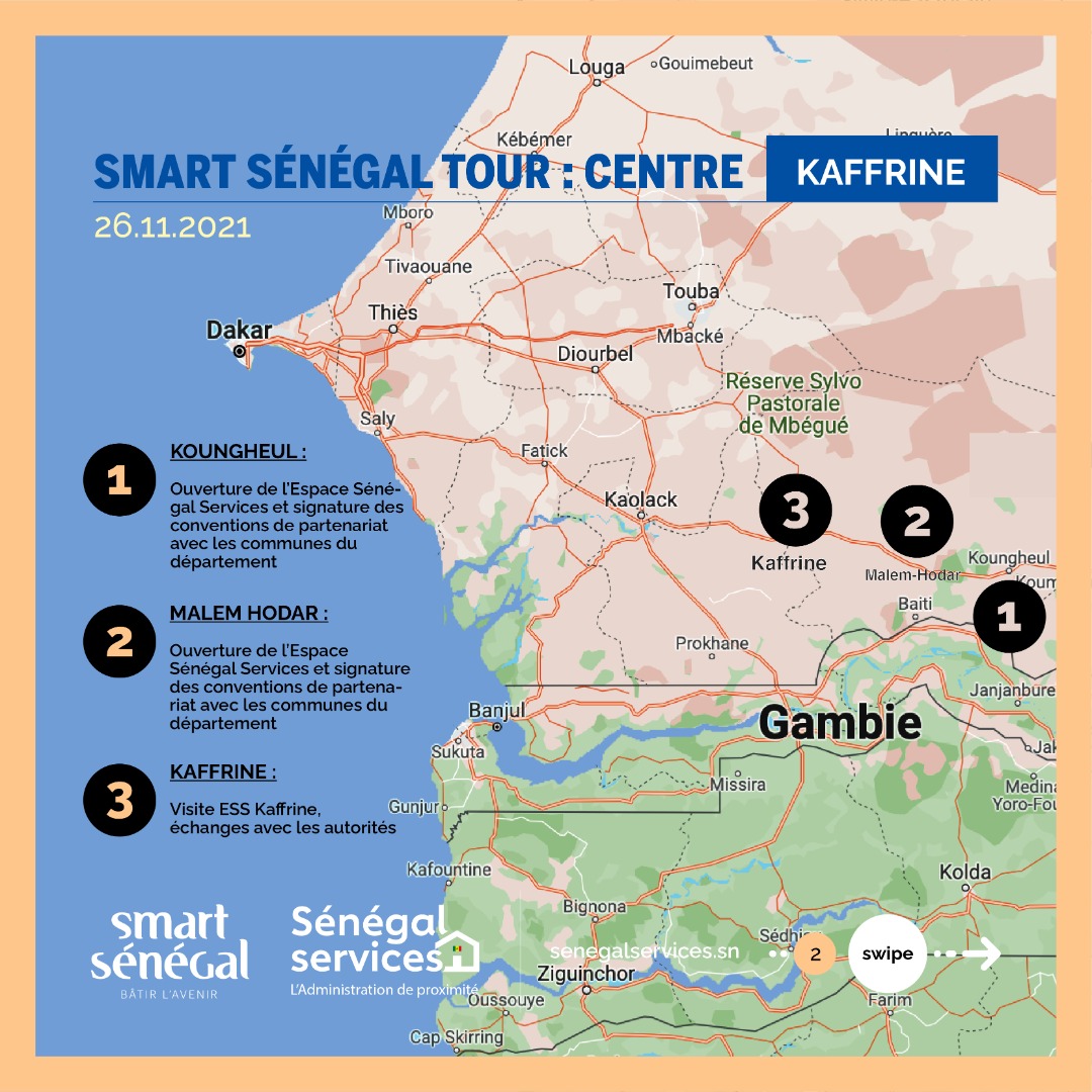 CheikhBakhoum's tweet photo. Résumé de la première journée de la #SmartSénégal Tour dans le Ndoucoumane en #4images https://t.co/ZXWlfBkc75