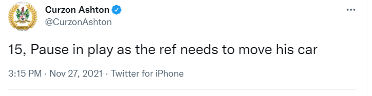 Love the non-league 😂