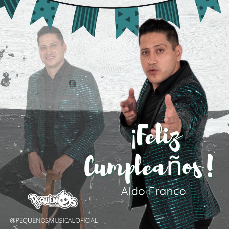 PequenosMusical's tweet photo. Estas son las mañanitas que cantaba el rey david a los muchachos guapos se las cantamos así!!
Feliz cumpleaños @aldoborre28 
🥳🎈🎂
pásala de lujo, te queremos!!
#PequeñosMusical https://t.co/1QlpYe4eZx