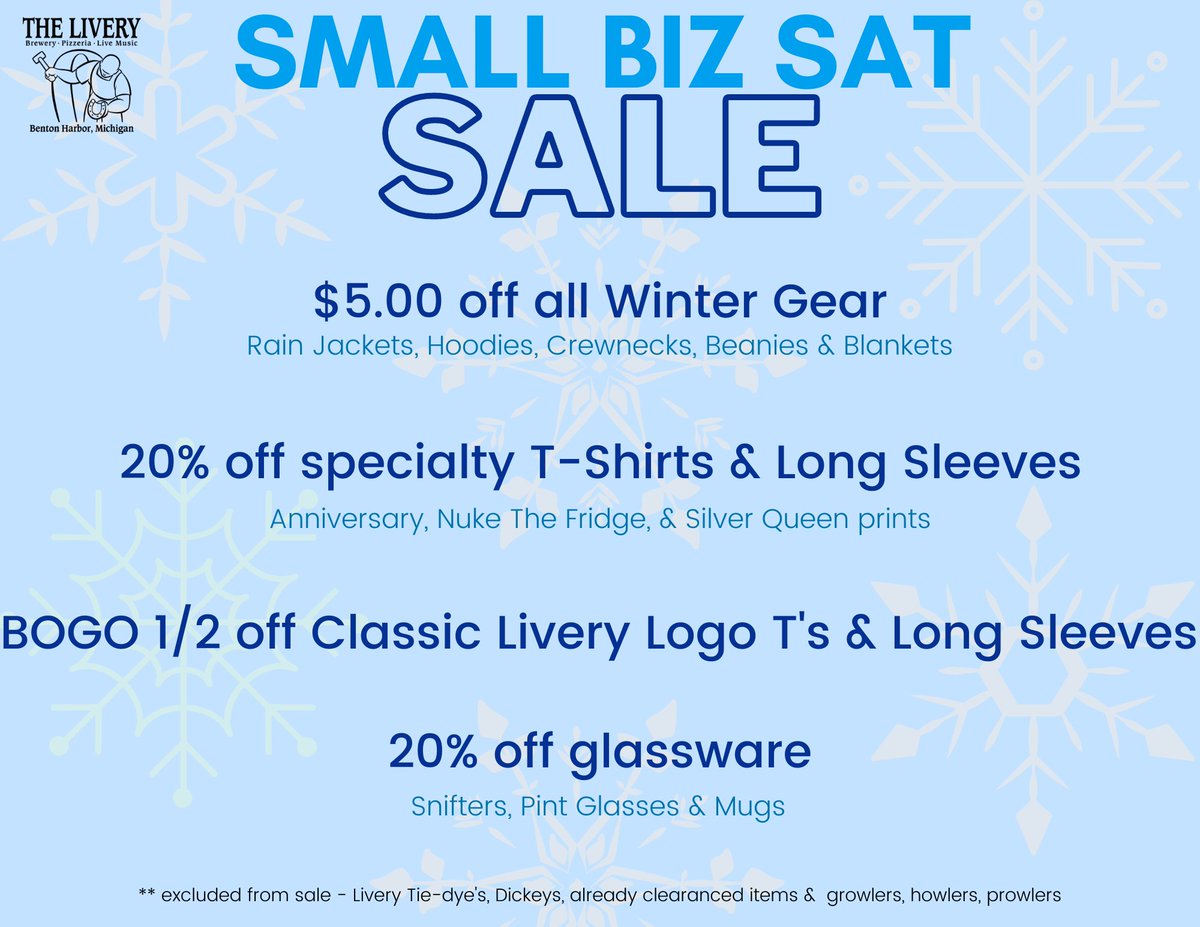 💥Happy Small Business Saturday - Grab Your Holiday Gear at The Livery! 💥 - mailchi.mp/73a699ab0360/a…