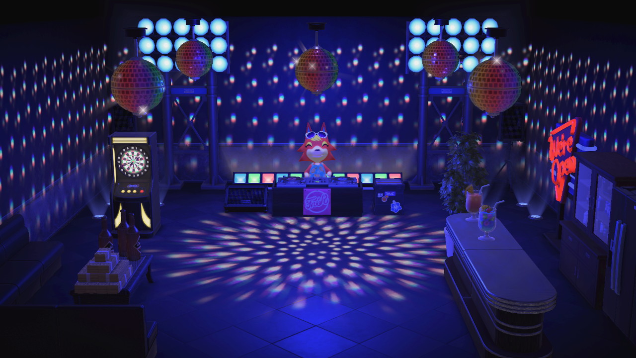 たぬきち モニカの会員制クラブ ミラーボール ラブ 完成しました あつ森 Animalcrossing Acnh ハピパラ T Co Khkjkbbcez Twitter