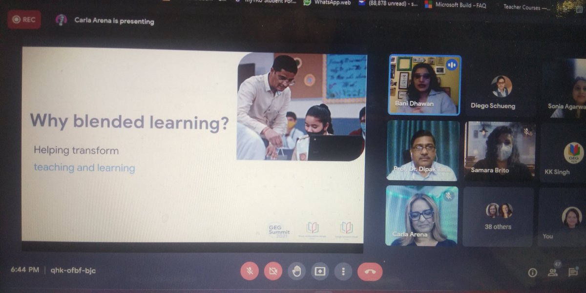 GEG Ghaziabad (@geg_ghaziabad) on Twitter photo We are elated to participate in #GEG India-Brazil Summit 2021 discussing about #BlendedLearning way for present and future classrooms. Great #Collaboration among #GEGIndia and #GEGBrazil <a href="/GlobalGEG/">Global GEG</a> <a href="/GegSurat/">GEG Surat, India</a> <a href="/GEGDelhiNCR/">GEG DelhiNCR</a> <a href="/GEGAhmedabad/">GEG Ahmedabad</a> <a href="/GEG_Ghaziabad/">GEG Ghaziabad</a> <a href="/GEG_Delhi_West/">GEG Delhi (West)</a> <a href="/GEGPune/">GEG Pune and Maharashtra</a> We are elated to participate in #GEG India-Brazil Summit 2021 discussing about #BlendedLearning way for present and future classrooms. Great #Collaboration among #GEGIndia and #GEGBrazil <a href="/GlobalGEG/">Global GEG</a> <a href="/GegSurat/">GEG Surat, India</a> <a href="/GEGDelhiNCR/">GEG DelhiNCR</a> <a href="/GEGAhmedabad/">GEG Ahmedabad</a> <a href="/GEG_Ghaziabad/">GEG Ghaziabad</a> <a href="/GEG_Delhi_West/">GEG Delhi (West)</a> <a href="/GEGPune/">GEG Pune and Maharashtra</a>