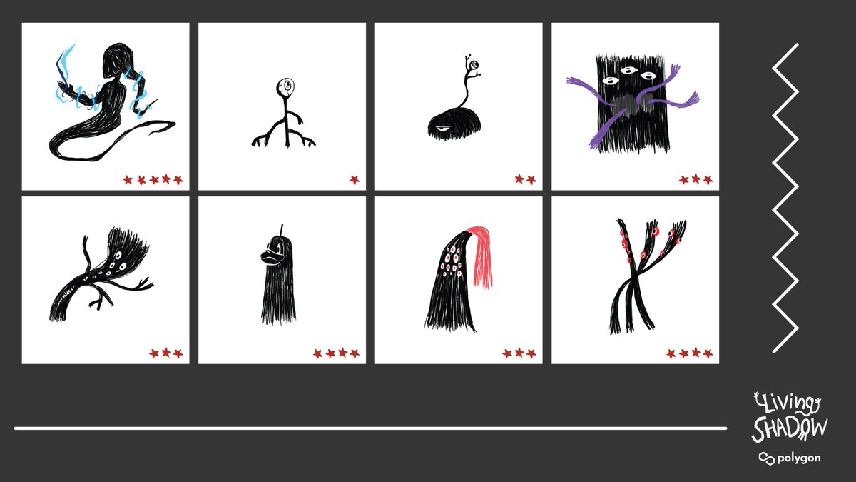 NEW SHADOW ALIVE⭐︎
👁Be our guest👁

Living shadow collection are ready on #polygon <a href="/opensea/">OpenSea</a> 
opensea.io/collection/liv…

What kind of your shadow?
#LivingShadowNFT #NFT #NFTTHAILAND #NFTCommunity #OpenSeaNFT