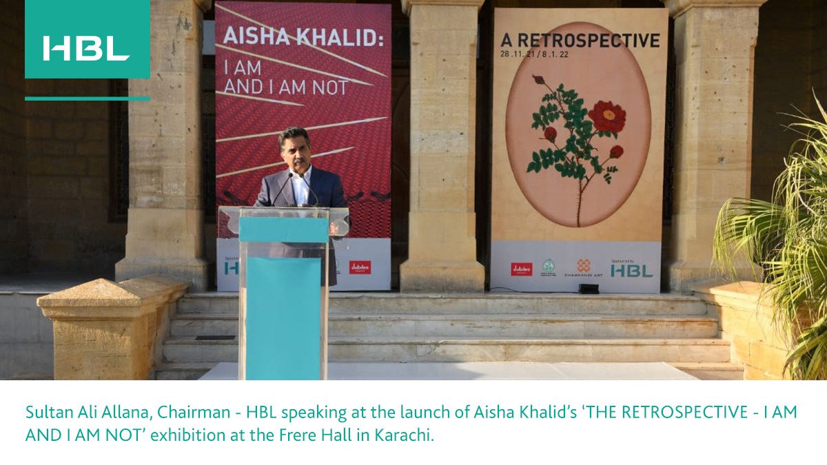 HBLPak's tweet photo. “#HBL is an institution with a soul. We connect people, cultures and are part of the National fabric. We aim to promote diversity and bring forth the beautiful things that the country has to offer.” Sultan Ali Allana, Chairman - HBL. #HBLArt 
@Aishakhalid72 @akdn https://t.co/XWv8mQ6uEy