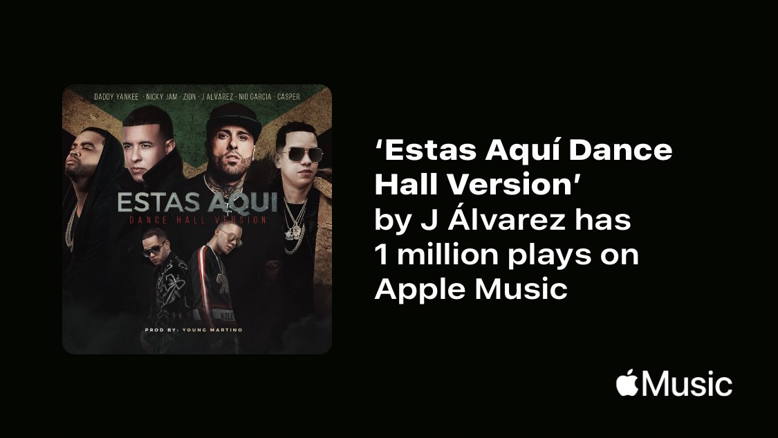 JAlvarezFlow's tweet photo. Just passed a new Milestone on @AppleMusic. Thanks for listening!
https://t.co/Hh9WPuPntI https://t.co/AVILJU9YQS