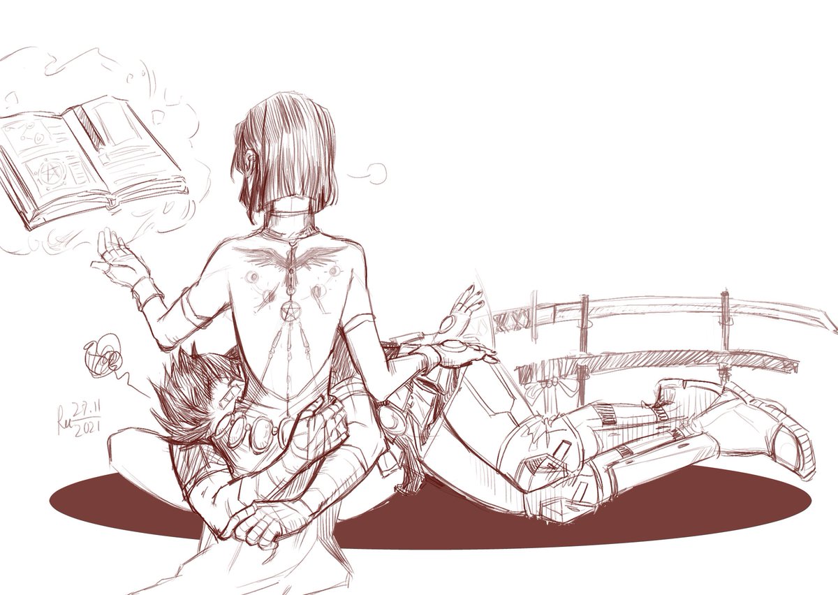 vax247's tweet photo. #Damirae #Demonbirds #sketch https://t.co/fOyMAwScvl