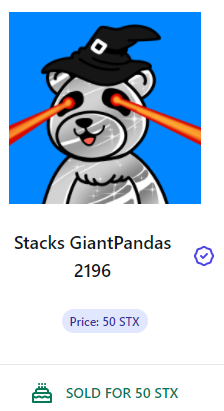 ArtOnStacks's tweet photo. Updates! π₯
π© @funkydonuts_nft 2628 SOLD for 150 STX and over 7K in volume!
πΌ @Stx_GiantPandas 2196 STX SOLD for 50 STX and over 3.1K in volume!
π§ #TheExplorerGuild 922 SOLD for 696.9 STX and volume over 88.2K!
More at https://t.co/8ATS8V19OK π https://t.co/LDVrTH415i