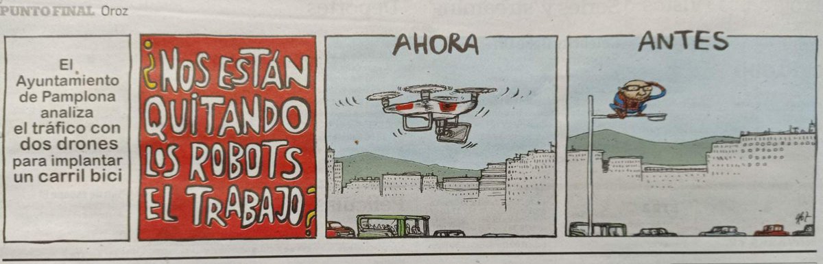 Estudio de Carril bici en Yanguas y Miranda. Analizamos el tráfico en Plaza de los Fueros con SQADrones para Ayuntamiento de Pamplona. Gracias Oroz, siempre genial!