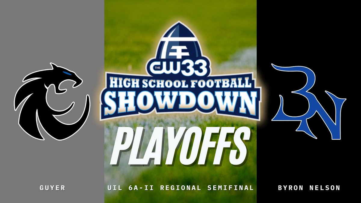 It's a beautiful day or playoff football.  You can see that #southsidework live on <a href="/CW33/">CW33 TV</a> this afternoon.  The <a href="/GHS_Wildcats/">Guyer HS Wildcats</a> take on <a href="/ByronNelsonHigh/">Byron Nelson HS</a> at 2:30 PM today at <a href="/thestarinfrisco/">The Star In Frisco</a>.