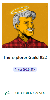 ArtOnStacks's tweet photo. Updates! π₯
π© @funkydonuts_nft 2628 SOLD for 150 STX and over 7K in volume!
πΌ @Stx_GiantPandas 2196 STX SOLD for 50 STX and over 3.1K in volume!
π§ #TheExplorerGuild 922 SOLD for 696.9 STX and volume over 88.2K!
More at https://t.co/8ATS8V19OK π https://t.co/LDVrTH415i