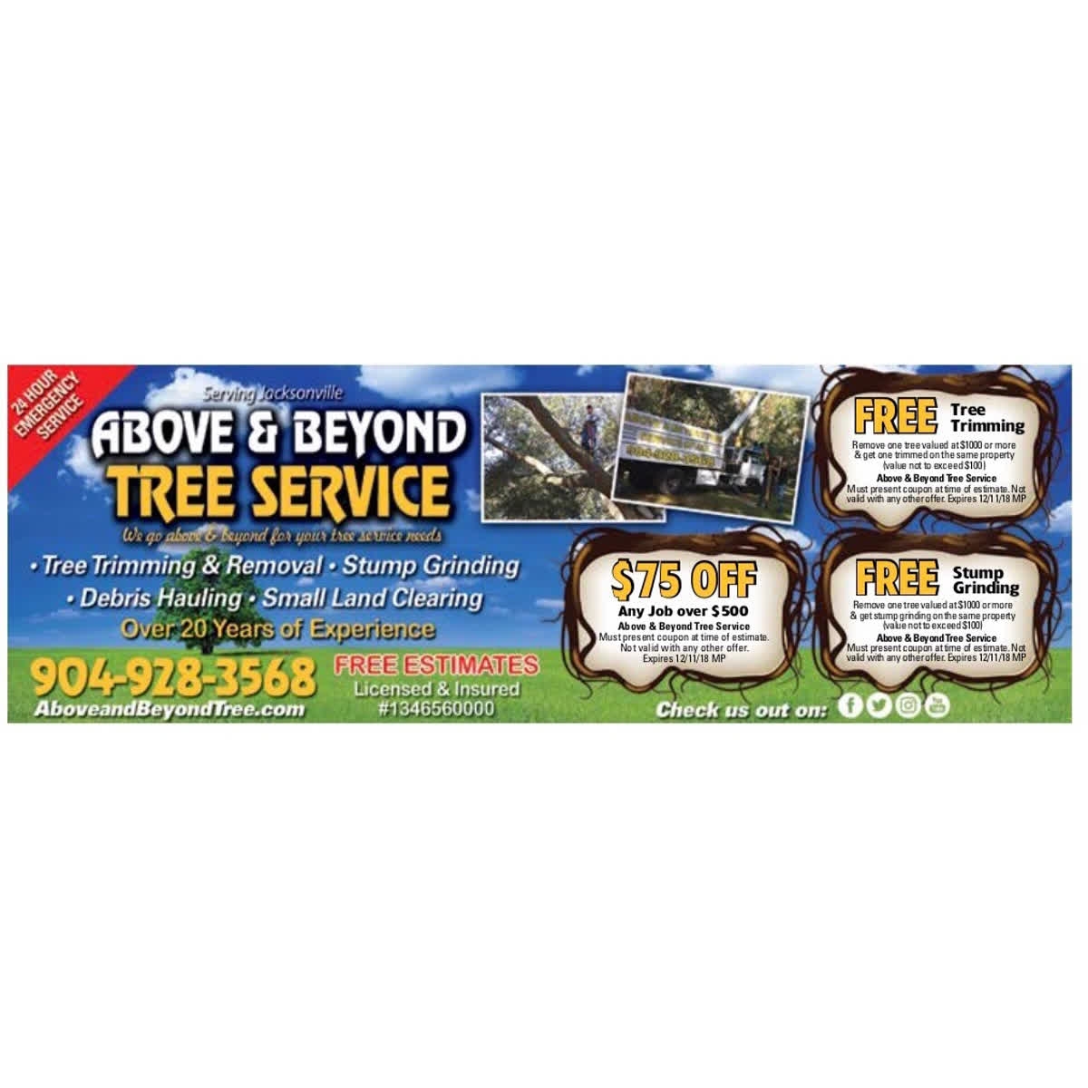 Go check out our ad in Money Pages ! #treeservice #treecare #treediscounts  ﹡not valid with any other coupons