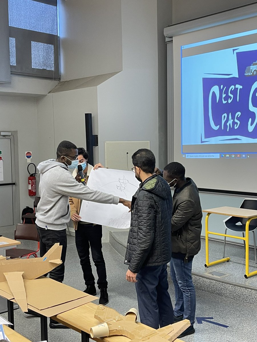 [En direct de … La Rochelle] Les pitchs débutent !
Nos équipes de l’<a href="/EIGSI/">EIGSI - École d'ingénieurs</a> présentent leurs projets : un podcast et une mise en scene devant nos jurés d’experts. 2 équipes iront en finale régionale a bordeaux !
#Hackathon_MAELE #aviationlegere

<a href="/AerospaceValley/">Aerospace Valley - Inactif</a> <a href="/NvelleAquitaine/">Nouvelle-Aquitaine</a>