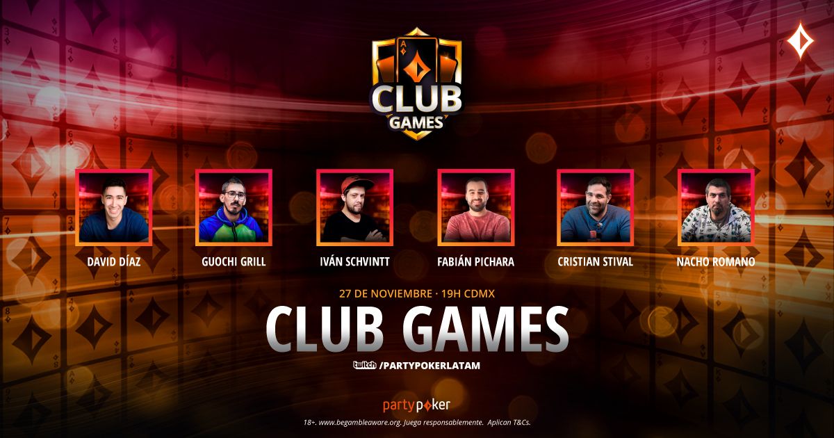 guochigrill's tweet photo. ¡Hola amig@s! 👉 hoy 22hs 🇦🇷 voy a estar junto a estos cracks jugando el #ClubGames de @partypokerLATAM
¿Quien crees que será el más ganador de esta noche? 🤑
¿Y aquel que gane más experiencia?😂
🤔 los leo 👇 https://t.co/KUhzOJWxDo