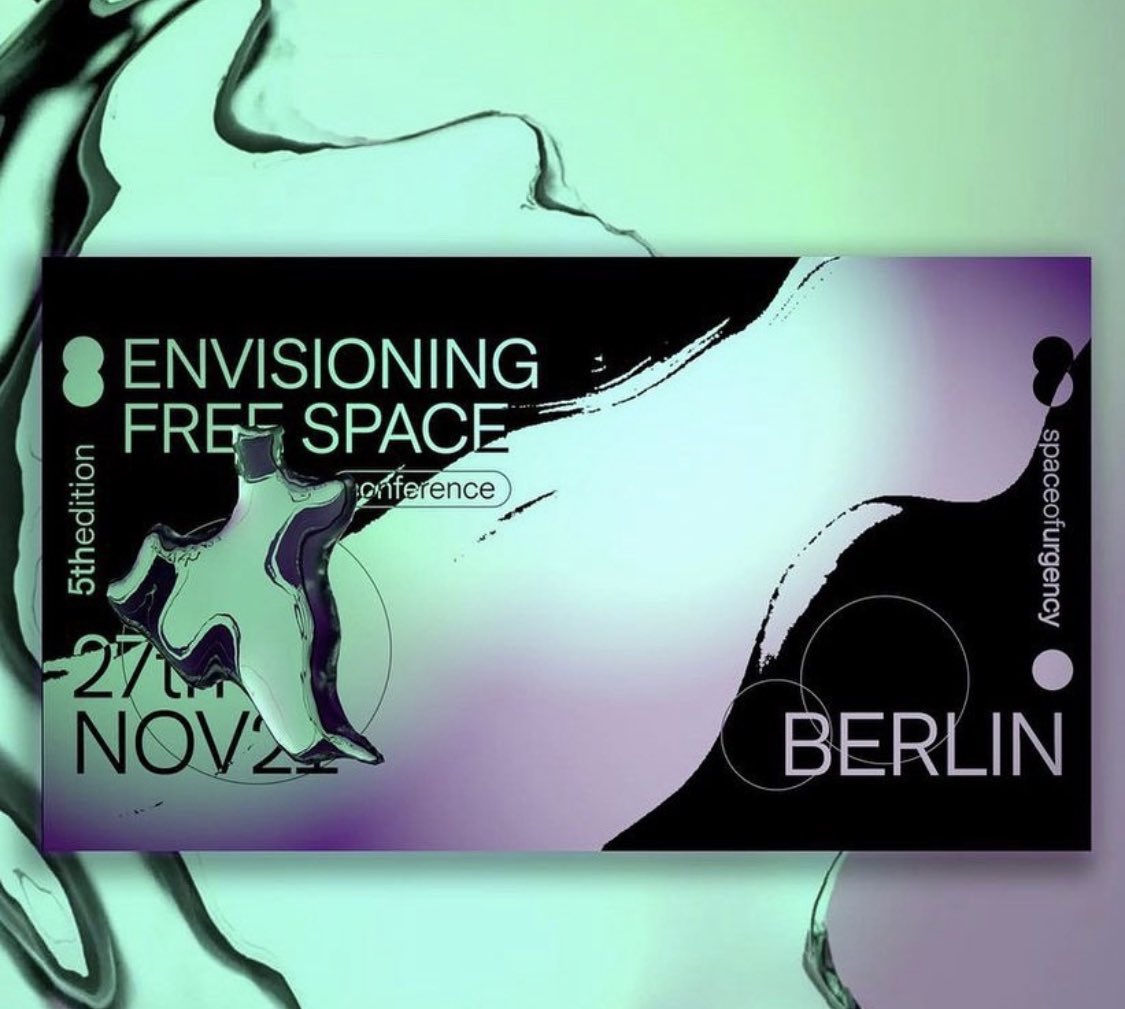 RekursiveOrg's tweet photo. It’s a great day today for some FREI[T]RÄUME ✨

"The time is now - to build bridges between activists, artists, political agents, urban changemakers &amp; push reunification for meaningful alliances to enhance our [community] resilience."

We like bridges 🤝

https://t.co/6lQNf4p7Vs https://t.co/Go8OEr5plo