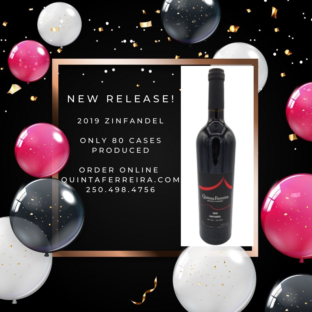 2019 Zinfandel: $35.00
80 Cases Produced
order online quintaferreira.com 250.498.4756
#bcwine #buybc #eatdrinklocal #canadianwine #supportsmallbusiness