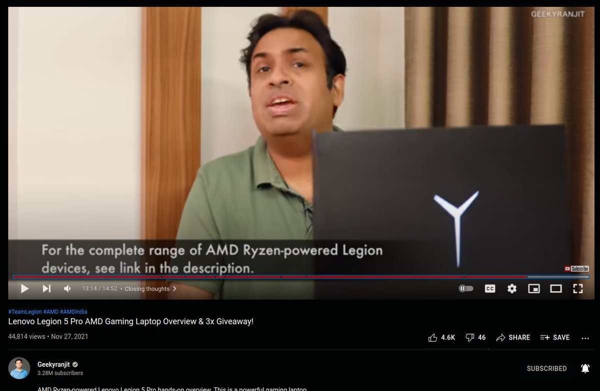 Durja_'s tweet photo. @geekyranjit @Lenovo @AMD Legion always has awesome logo. This is an awesome opportunity. Let's see who's lucky.😅 And Thank You for giveaway.
#GeekyRanjitLegion5ProLaptopGiveaway https://t.co/mmF27VRn0z