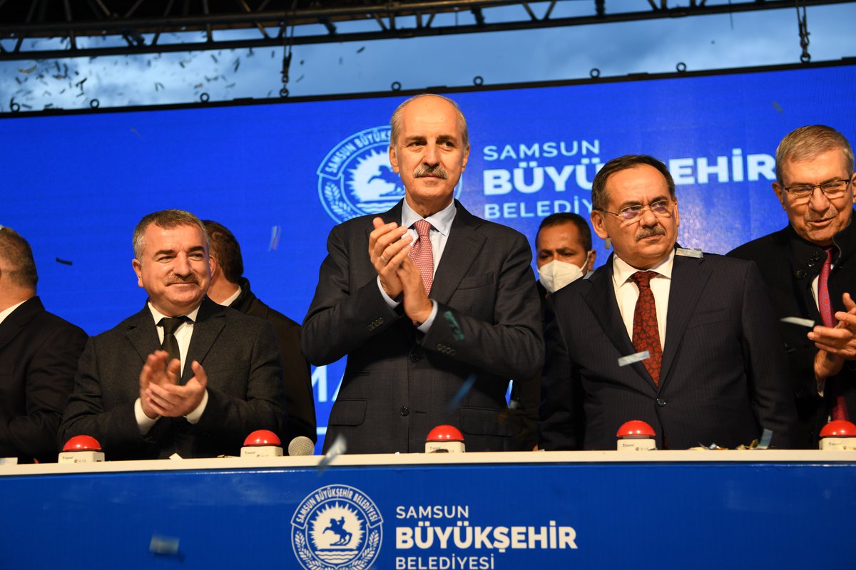 NumanKurtulmus's tweet photo. Havza Kırsal Mahalleler İçme Suyu Arıtma Tesisi Temel Atma ve Altyapı Hizmetleri açılış törenini kıymetli Samsunlu hemşehrimizle birlikte gerçekleştirdik. Şehid Uzman Çavuş Kemal Sayar'in isminin yaşatılacağı tesisimiz kentimize hayırlı olsun. https://t.co/hibWHvqxua