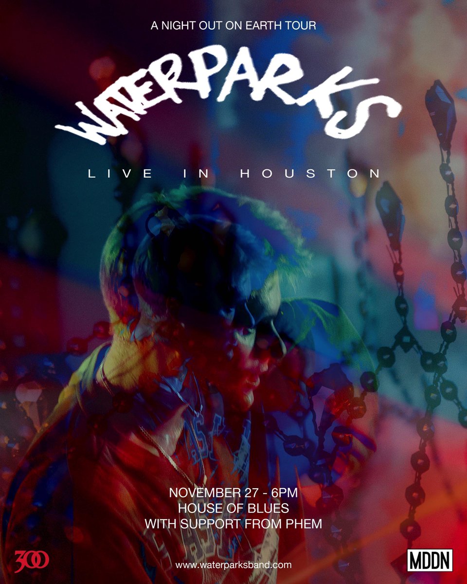 waterparks's tweet image. HOUSTON SHOW TODAY. HOME TOWN AT HOUSE OF BLUES, ROLL THRU! TICKETS ARE RUNNING LOW, GET YOURS. CHOOSING VINYL WINNER TOMORROW, QUOTE TWEET TO WIN 

tickets: waterparksband.com