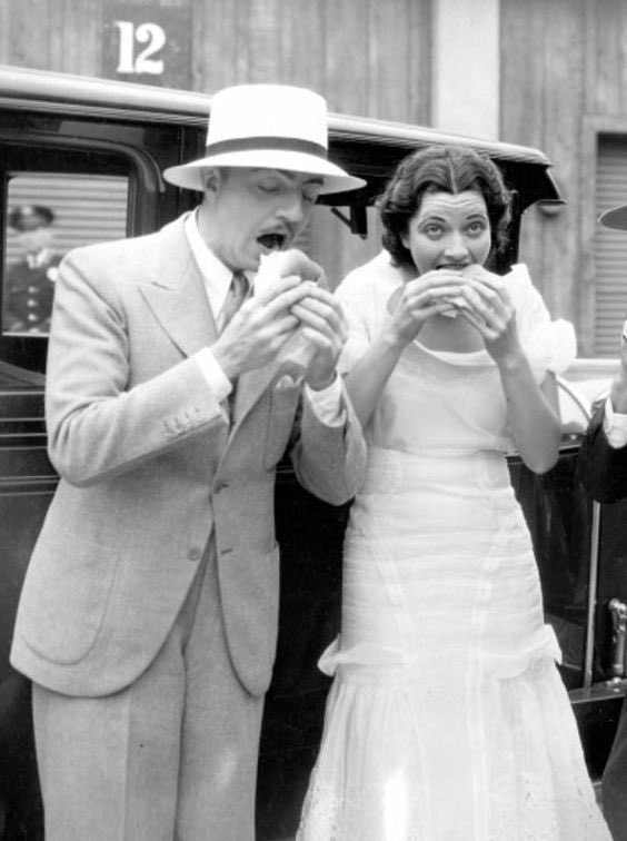 William Powell and Kay Francis on the set of ONE WAY PASSAGE (1932)