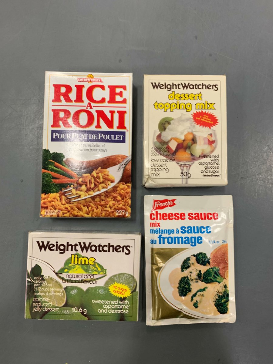 VanFoodBank's tweet image. We understand that expiry dates are sometimes hard to find, but receiving five items ranging from cheese sauce to jello mixes from the 1980s is a discovery that can't be overlooked. Please check the dates before you donate! #foodbank #vancouver