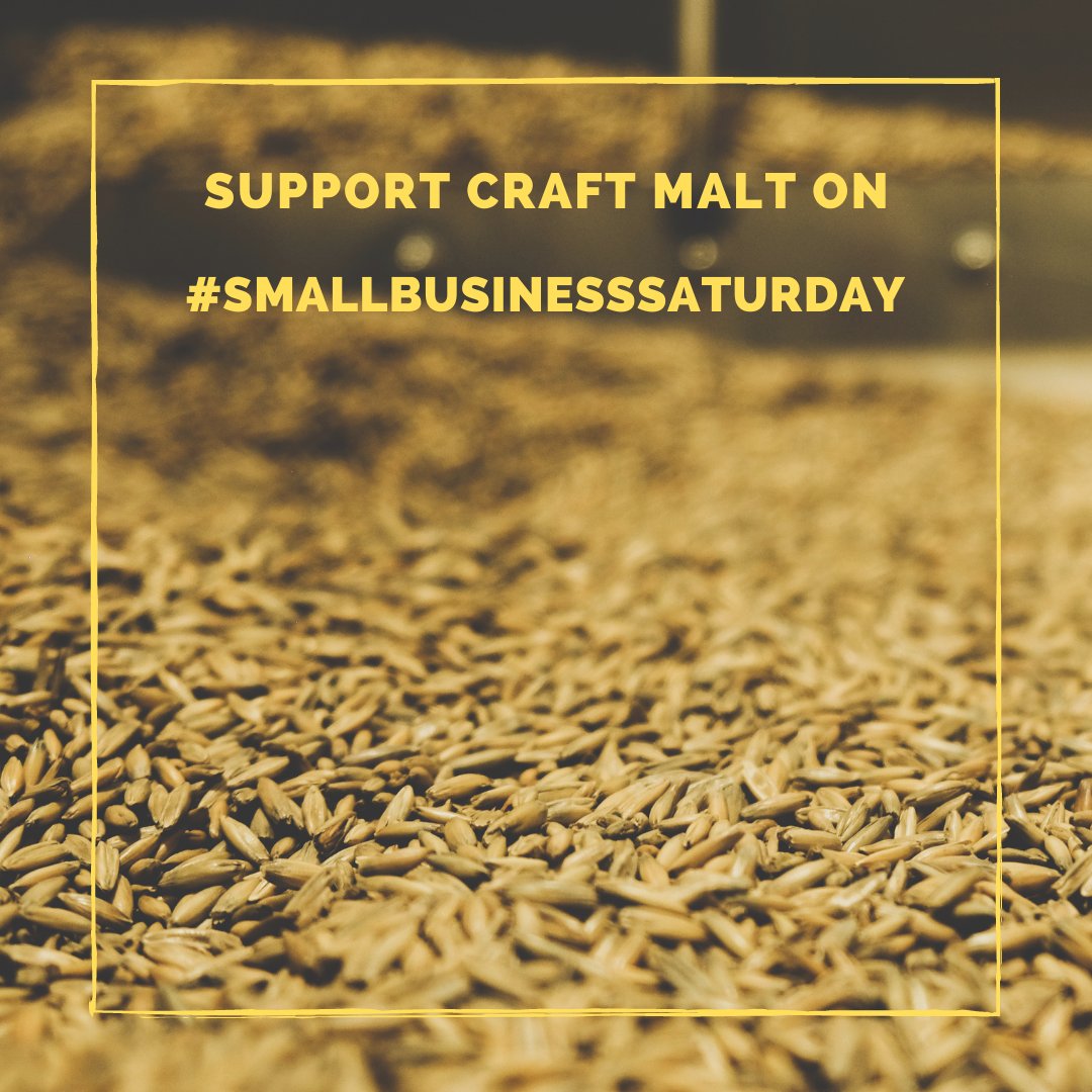 Celebrate #smallbusinesssaturday: 1) Buy craft malt for your brewery/consider using it in homebrewing, 2) Purchase beer/spirits made with craft malt/patronize businesses displaying the Craft Malt Seal, 3) Become a Guild member 4) Attend #craftmaltcon2022 l8r.it/DybH