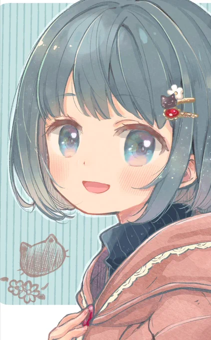 (自分なりのお目目の描き方を探ってた)
#イラスト 