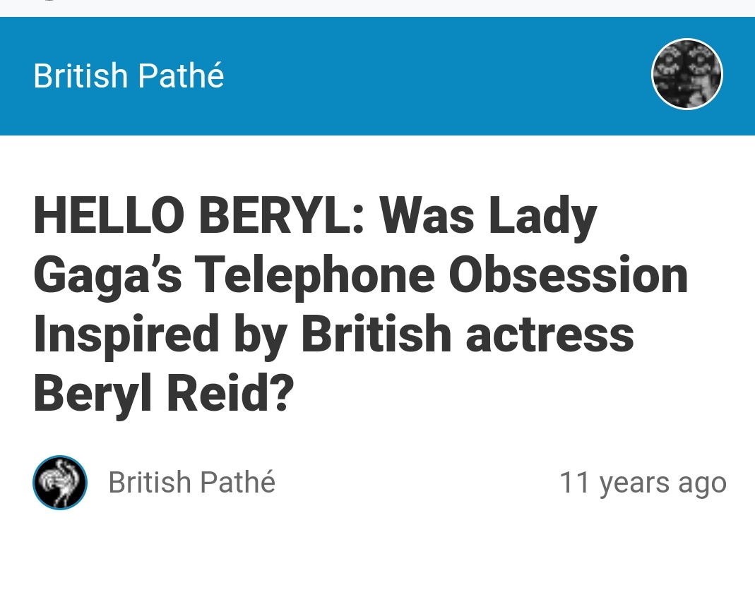 'Questions To Which The Answer Is Yes'
#BerylReid
britishpathe.wordpress.com/2010/08/24/hel…