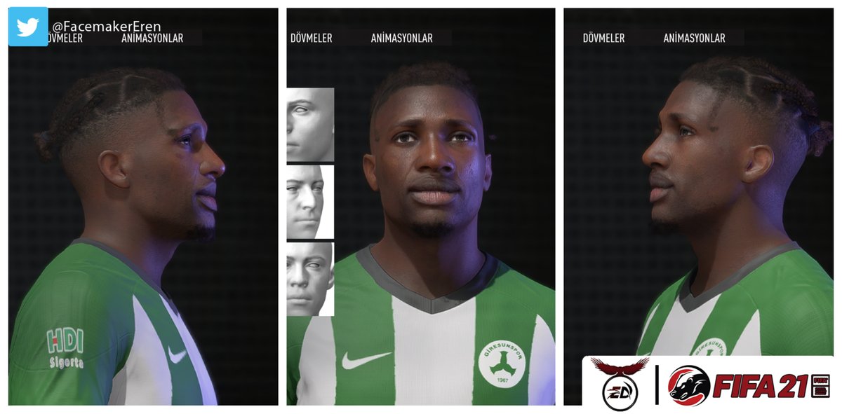 FacemakerEren's tweet photo. Ibrahima Baldé 🇸🇳🇸🇳 - GZT Giresunspor 🟢⚪️

ID:233225

Link:https://t.co/2MhEhyZun6

@MellivoraPatch #Fifa22 #PlayStation #StayHome #Giresunspor #BJKvGRS https://t.co/IIfFaaPM4l