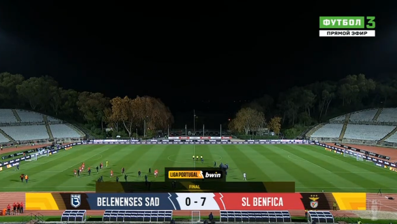 foet247europa's tweet photo. Belenenses have decided to forfeit the game after returning with 7 players and an injured player #LigaPortugalBwin #BFSSLB https://t.co/e6NrjWWoIr