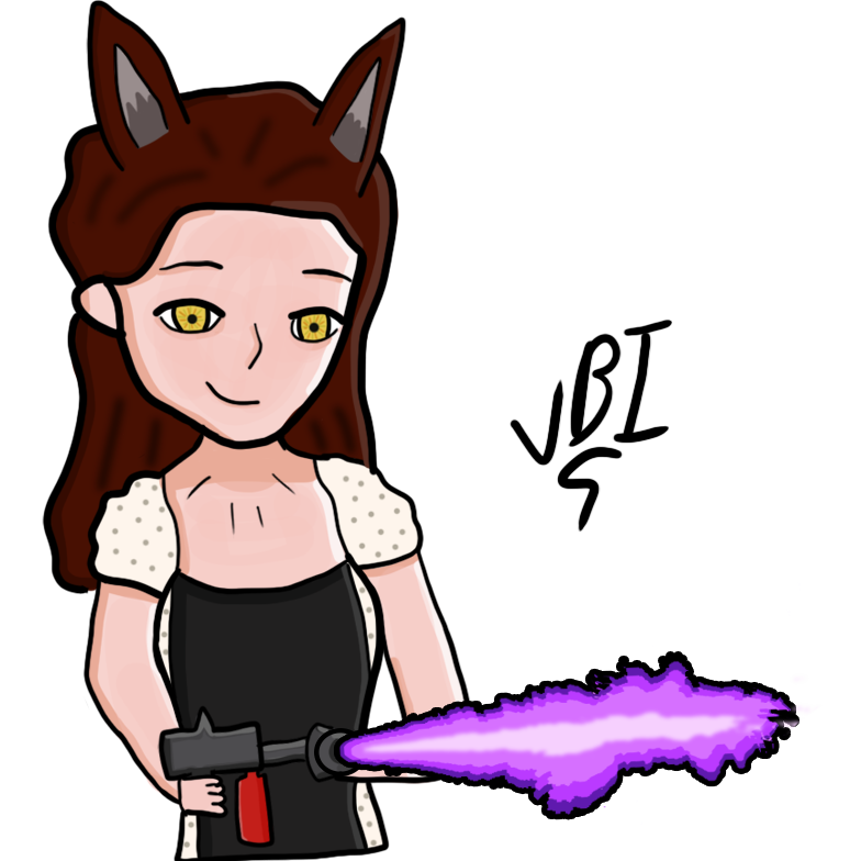 vbi_kun's tweet photo. Thanks for coming to the stream! @MaidNym 's chat wanted a Flamethrower emote and purple fire... sure was a challenge, but I think I did okay! The 2nd one is uuuhm Nymario 😼 #VBIMakes https://t.co/KZAHqnWf7N