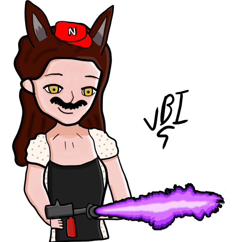 vbi_kun's tweet photo. Thanks for coming to the stream! @MaidNym 's chat wanted a Flamethrower emote and purple fire... sure was a challenge, but I think I did okay! The 2nd one is uuuhm Nymario 😼 #VBIMakes https://t.co/KZAHqnWf7N