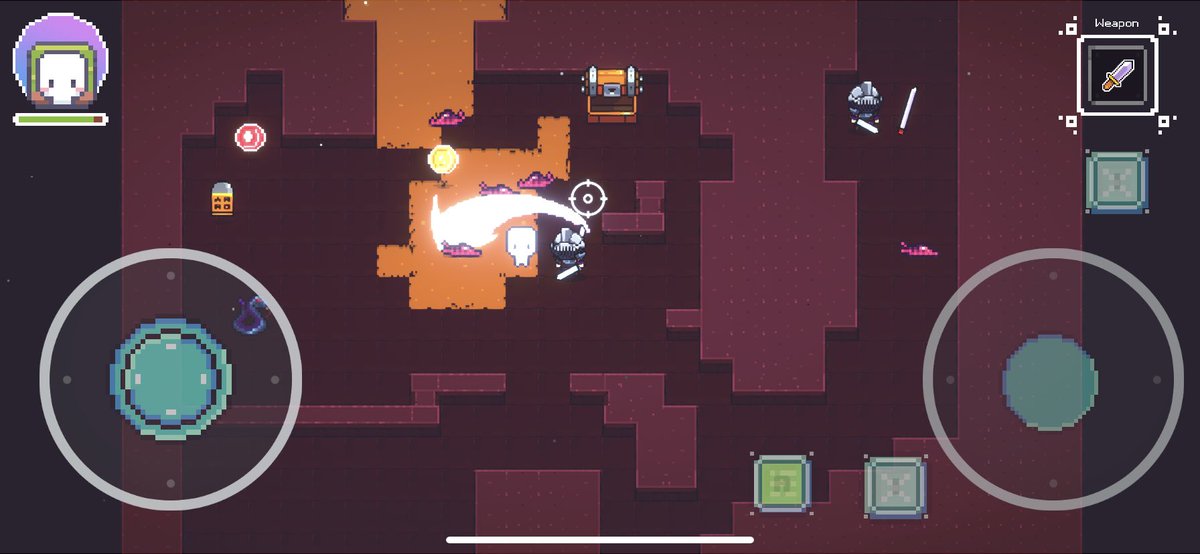 CloudShaii's tweet photo. Happy #screenshotsaturday to my fellow #indiedev community & everyone playing #ashwarrior #ashaikurage the 1.1.5 update brought an inventory system & better ui layout ALONG WITH more tweaks to enemies, health items & fx
1.1.6 (otw)
and THANK YOU for playing https://t.co/A3C6vjWTUW