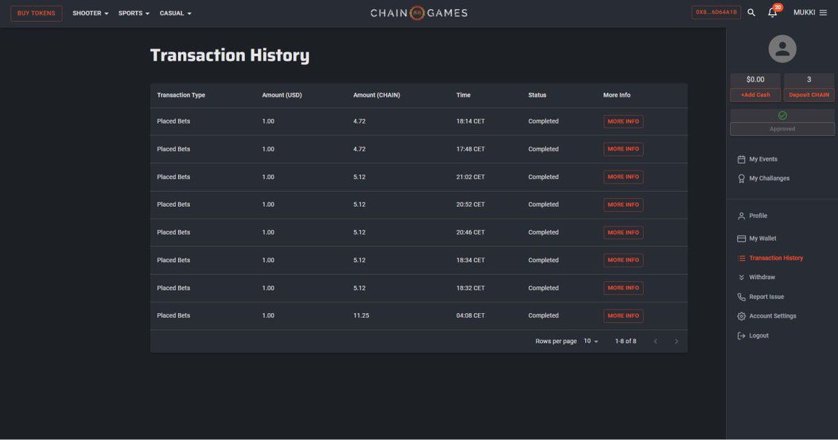 We are nearly complete with the final touch of integrating our legacy wallet into the new battle dashboard!

This full integration &amp; more user friendly setup with allow a user to perform all necessary functions without leaving the battle dashboard!

Always BUIDLing Chain Gang! 🚀