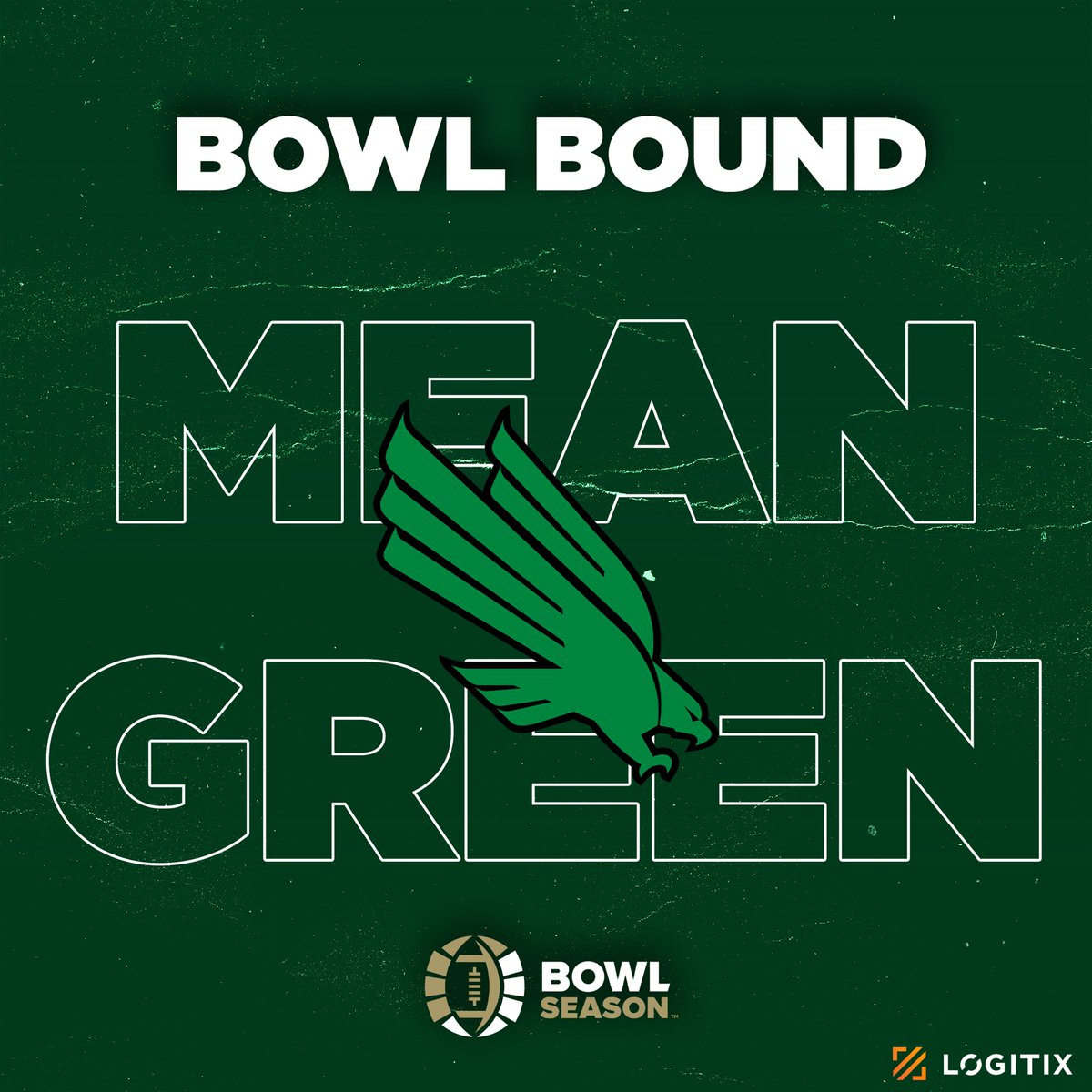 BowlSeason's tweet photo. It’s a #MeanGreen upset and a trip to #BowlSeason! @MeanGreenFB is officially #BowlBound! Get your official #bowlbound apparel at https://t.co/PNwkngOccu 🎉🏈 https://t.co/ekuvfkBCFr