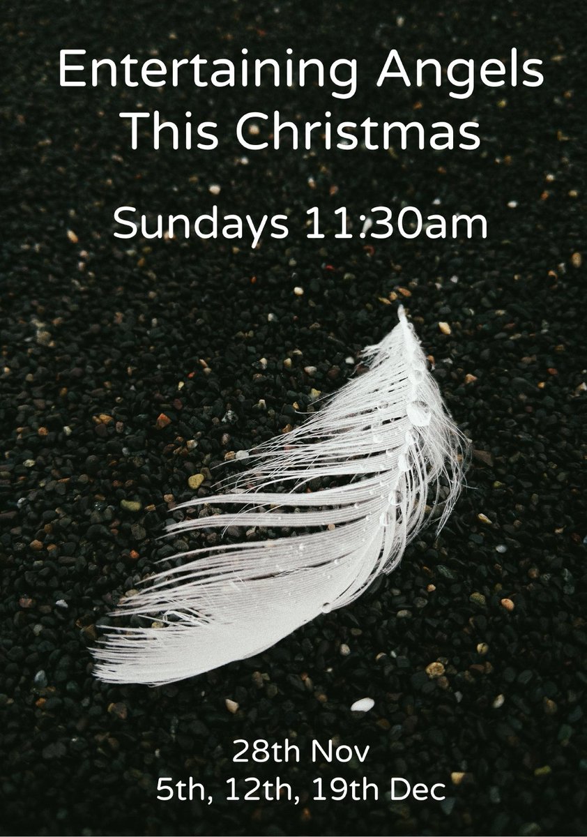 Entertaining Angels
Sunday 11:30am
Christ Church
Blakenall Heath
WS3 1HT