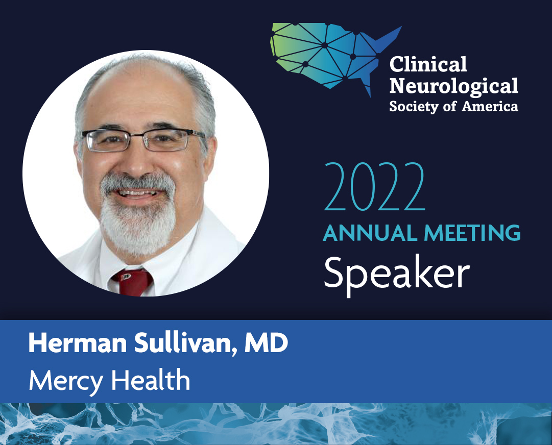 NeuroAmerica's tweet photo. Hear from Herman Sullivan, MD, from @MercyHealthWM at CNSA's 48th Annual Meeting on Saturday, January 15! 

Dr. Sullivan will share practical observations about variants of multiple sclerosis.

REGISTER NOW: https://t.co/tZEyxVjifc https://t.co/UKqvtrP32A