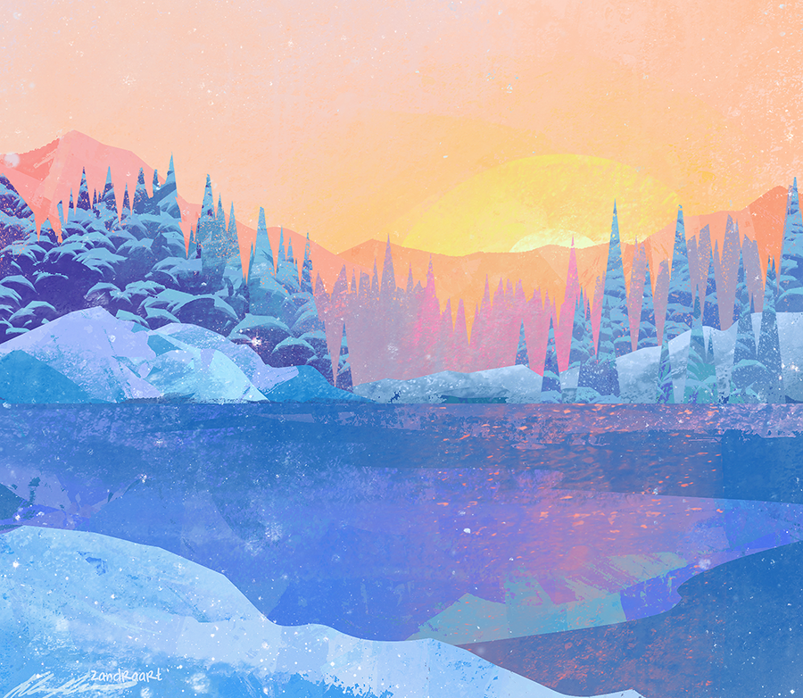 the colors of winter