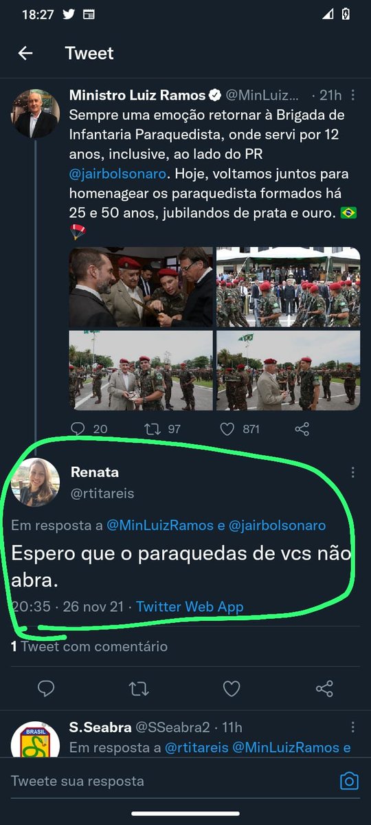 zfabrogmailcom's tweet photo. Deixem a moça famosa. Olha isso Ministro @MinLuizRamos https://t.co/41XaN2OqrW