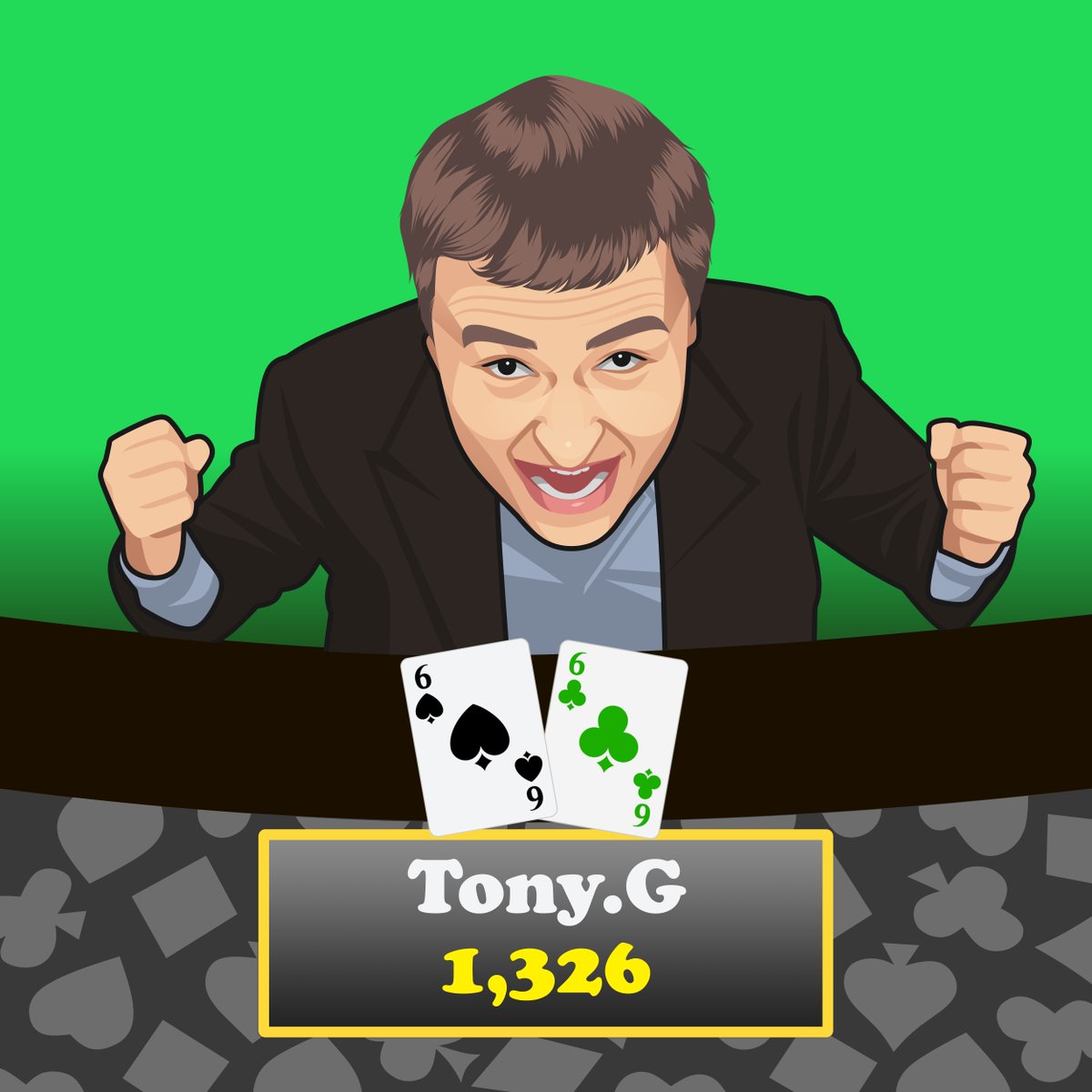 Inspired by the man himself <a href="/TonyGuoga/">Tony G</a>. Known for playing an unorthodox style and putting his opponents under maximum pressure. ♠️♣️
#pokerlegendsnft