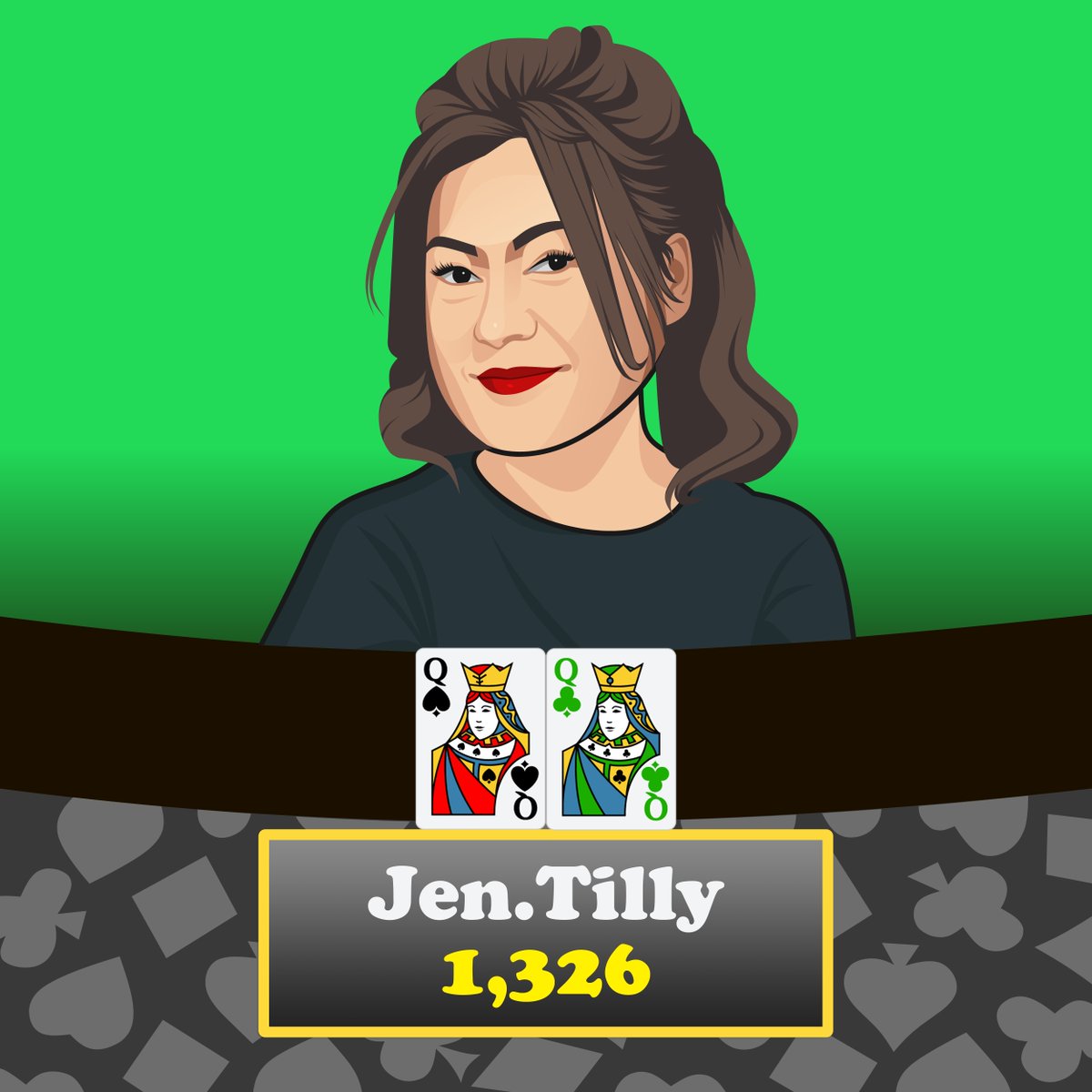Inspired by the one and only <a href="/JenniferTilly/">Jennifer Tilly</a> 
#pokerlegendsnft