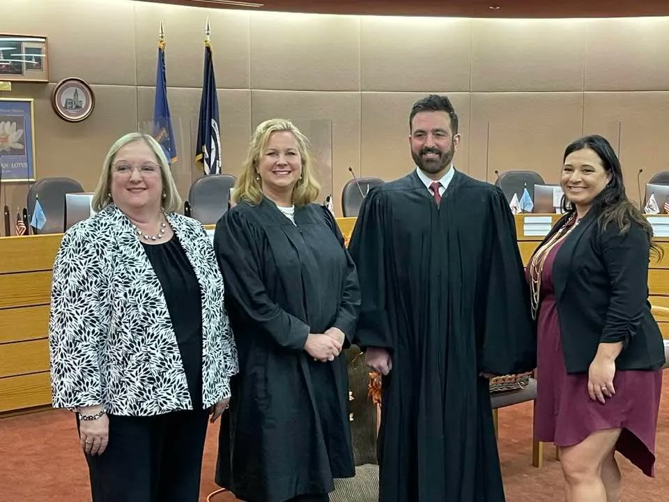MISupremeCourt's tweet photo. Celebrating #AdoptionDay in Monroe County with Chief Probate Judge Cheryl Lohmeyer and Probate Judge Frank Arnold. #AdoptionEqualsLove #NationalAdoptionMonth https://t.co/GHvGWXMVc1