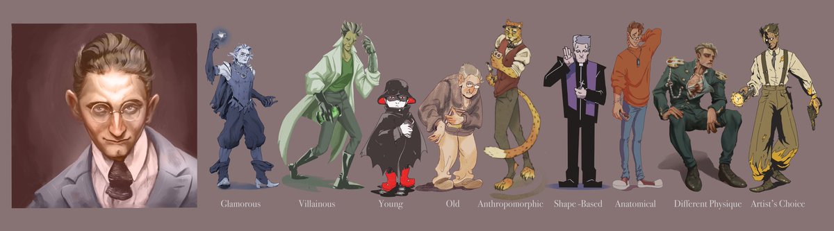 Character designs inspired by a photo challenge #artchallenge #ArtistOnTwitter