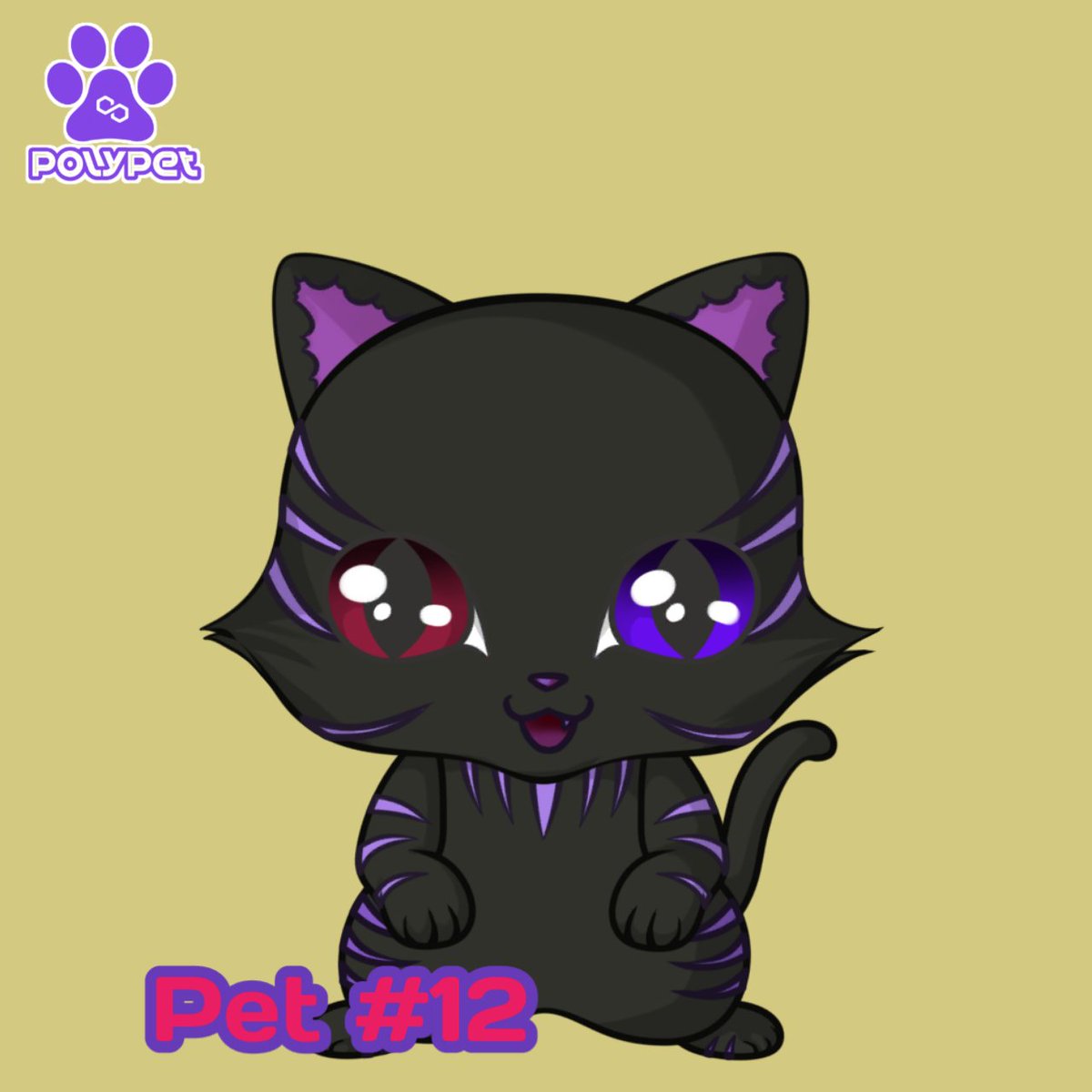 polypetnft's tweet photo. GM! Say hello to Pet #12, meowww, he is waiting for the adopter to give him a name
#NFT #NFTs #polypet https://t.co/17G0McSsEh