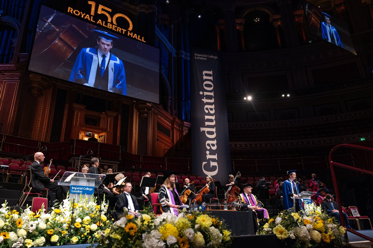 LloydTJames's tweet photo. Last month's Graduation ceremonies - so pleased to have had the chance to speak and to celebrate with ~2,400 #OurImperial Undergraduate degree recipients https://t.co/esnFEmUD5m