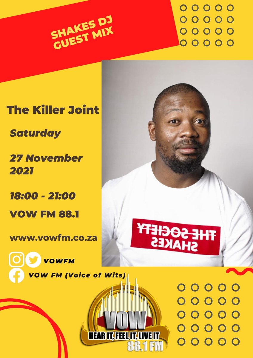 vow_881's tweet image. Wrapping up the evening tonight is @SHAKESDJS bring heat as #GuestMix. Rocking till 9pm 

#TheKillerJoint / @RealDjSonyce 
#SoundsOfSpring